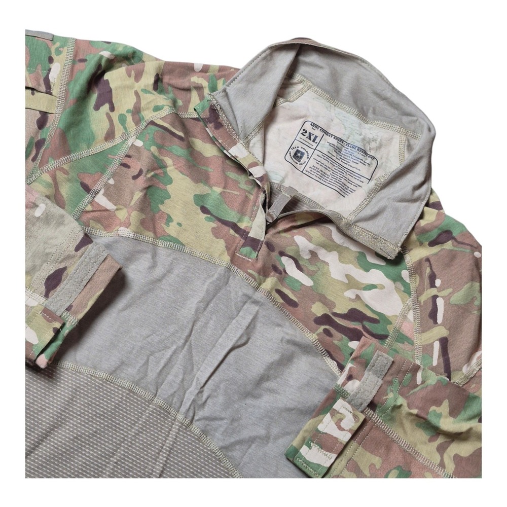 US Army Combat Shirt 2XL OCP Multicam Flame Resistant Tactical Military USA